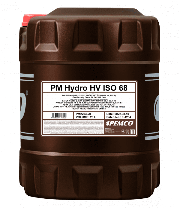 Pemco Hydro HV ISO 68 hydrauliöljy