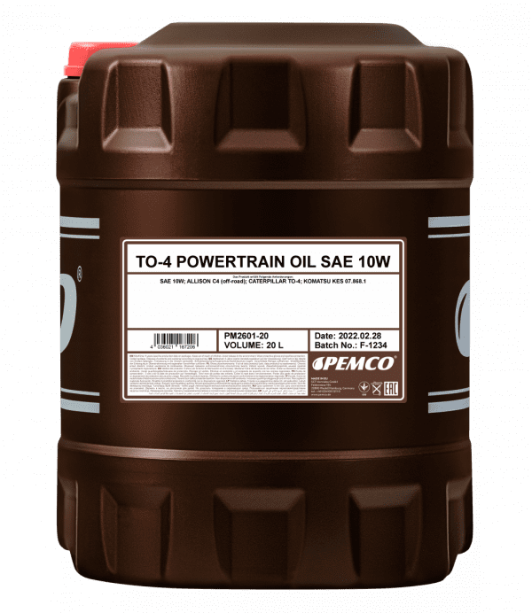 Pemco TO-4 Powertrain Oil SAE 10W yksiasteöljy